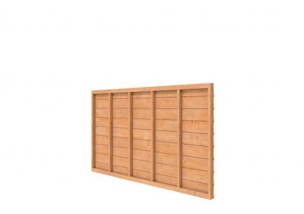 1042146 Douglas wandpakket t.b.v. enkelzijdige wand kapschuur Comfort 278,5x162 cm, kleurloos geïmpr